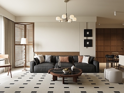 现代简约家居客厅