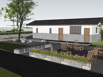 新中式乡村庭院