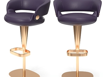 现代轻奢吧椅 吧椅