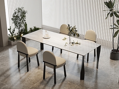 现代简约餐桌椅