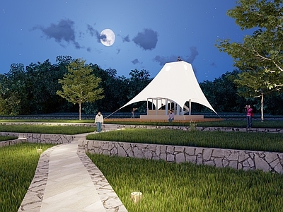 现代梯田坡地  稻田驿站 梯田坡地 稻田 咖啡 驿站