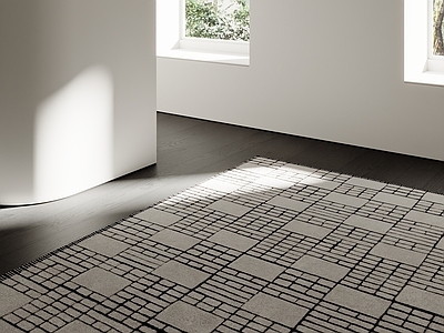 极简地毯 现代地毯 黑白极简地毯 原木地毯 中古地毯 宋式地毯