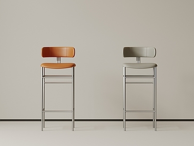 极简吧椅 现代中古吧椅 复古吧椅 极简布艺吧凳 侘寂木吧凳 金属吧凳