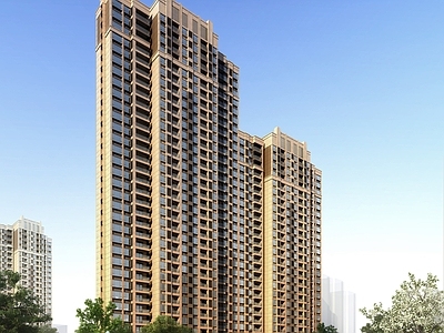 现代主义小高层住宅楼 住宅 ATC风格