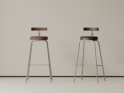 极简吧椅 现代中古吧椅 复古吧椅 极简布艺吧凳 侘寂木吧凳 金属吧凳