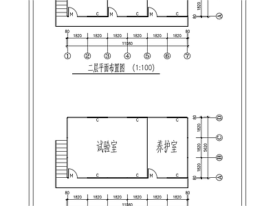 模块化住宅 办公区 生活区 临建板房 彩钢板房 临建 施工图