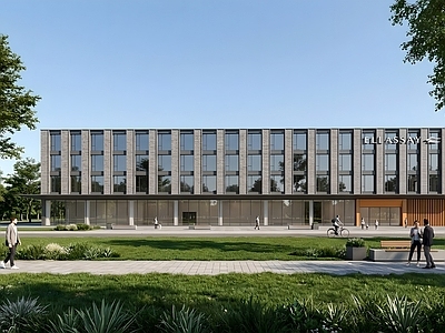 现代主义酒店建筑 现代酒店