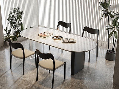 现代简约餐桌椅