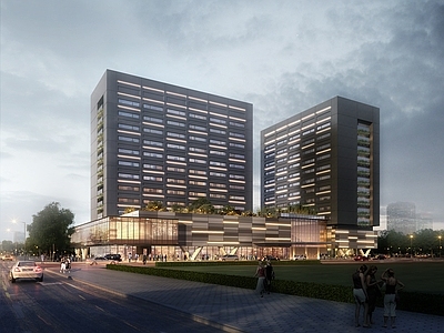 现代主义酒店外观 酒店 L型酒店