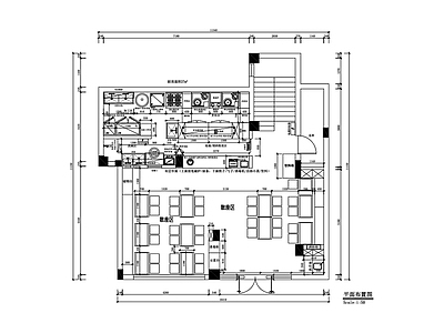现代其他餐饮空间 粉面店 炒粉店 早餐店 施工图