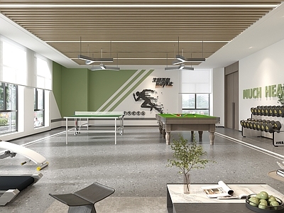 现代简约活动室