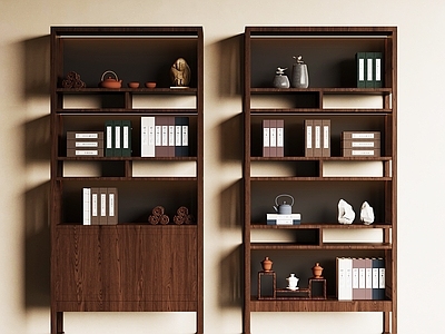 新中式博古架 书架