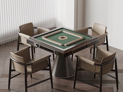 现代麻将桌 棋牌桌 娱乐桌