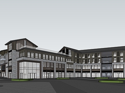 新中式商业街 新中式商业街 新中式民宿