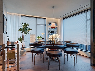 现代简约餐桌椅