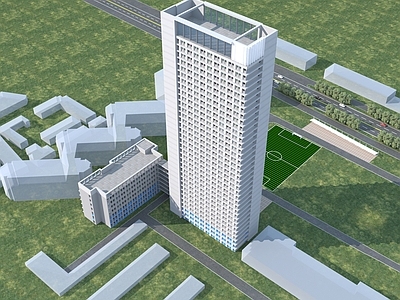 现代主义学生宿舍