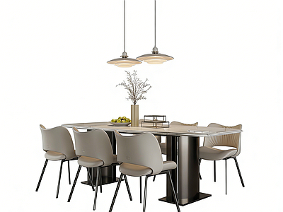 现代简约餐椅 组合