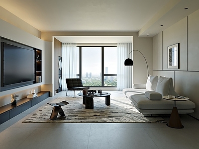 极简家居客厅
