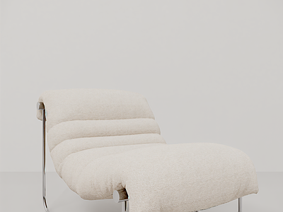 现代简约单人沙发 奶油 单人沙发 包豪斯