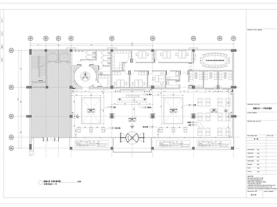 现代简约其他工装空间 售楼大厅 售楼部 售楼大堂 施工图