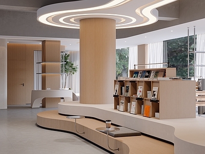 现代简约图书馆 华科大 武汉 语言学习中心 图书馆 自习室