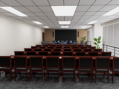 现代简约会议室