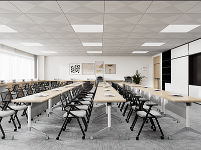 现代简约会议室