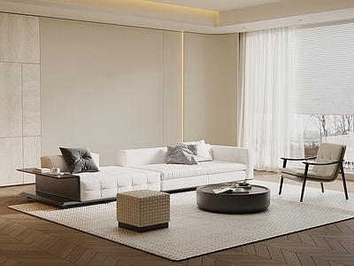 极简家居客厅
