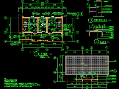 现代新中式公厕 精选小型公厕建筑 坡屋顶中式卫生间 公厕节点详图 施工图