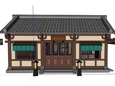 新中式古建筑 汉代建筑 古建筑 特色建筑