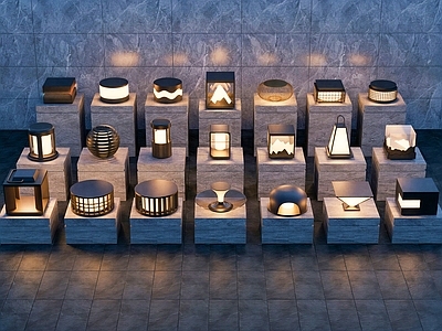 新中式景观灯 现代景观草坪灯 景观地灯