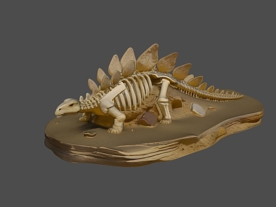 复古雕塑摆件 恐龙化石