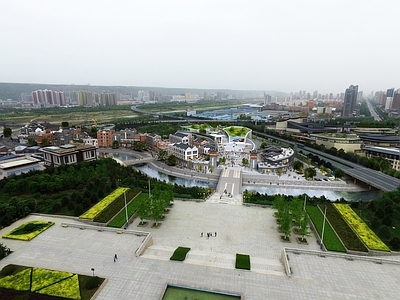 新中式商业街 欧式小镇 宝鸡虢镇 商业街