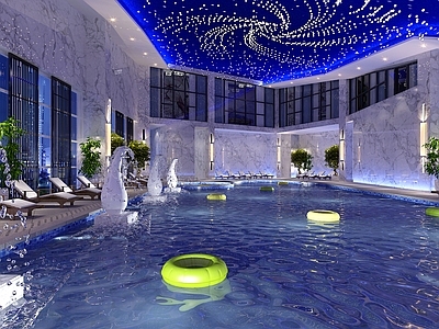 现代轻奢游泳馆