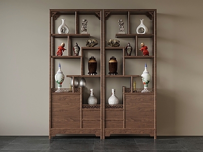 新中式博古架