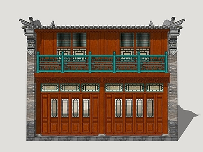 新中式商业街 民俗商业街 仿古商街 北方商业建筑 古建筑民居