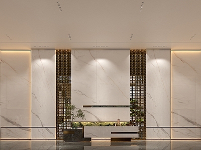 新中式酒店大堂