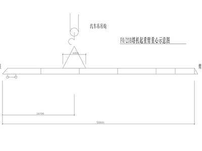 塔吊节点 塔机起重臂 施工图
