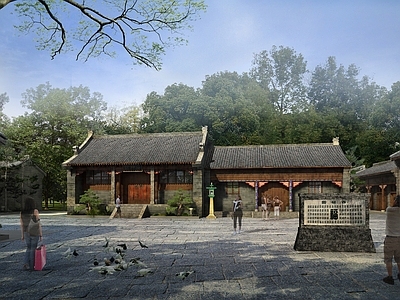 新中式古建 古建 商业街