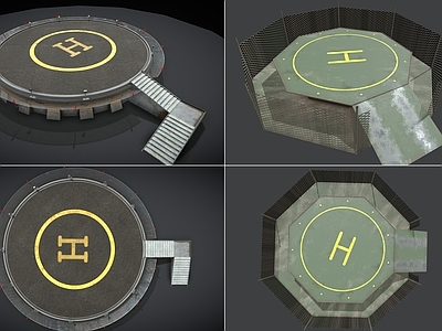 工业风机场 停机坪 直升机停机坪 直升机停机场 空军基地直升机 停机坪停机场