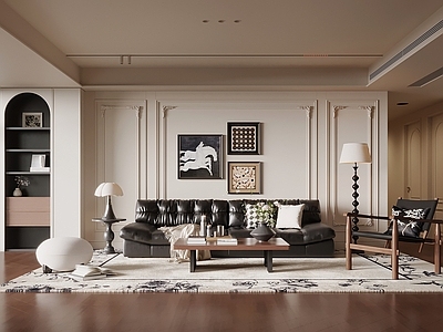 中古风家居客厅