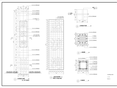 现代灯具图库 灯 灯柱 景观灯 施工图