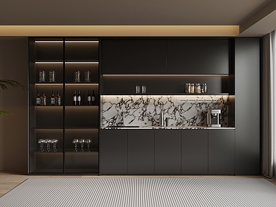 极简酒柜