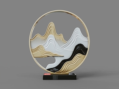 新中式雕塑摆件 中式摆件 酒店摆件 轻奢摆件 地产摆件