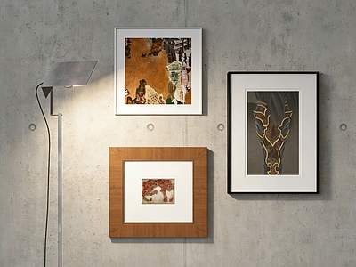 现代简约画框 现代简约复古挂画 复古简约挂画