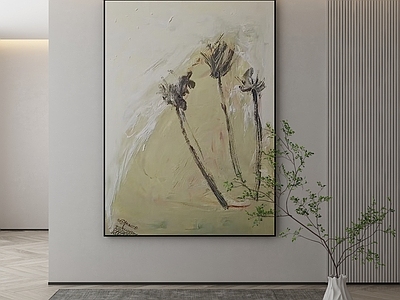 现代玄关挂画