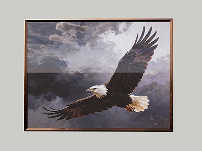 美式油画 装饰画 油画 现代装饰画 客厅挂画