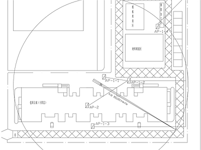 供配电系统 临电总平面图 布置示范图 施工图