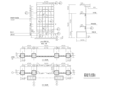 幕墙结构节点 幕墙节点图 施工图