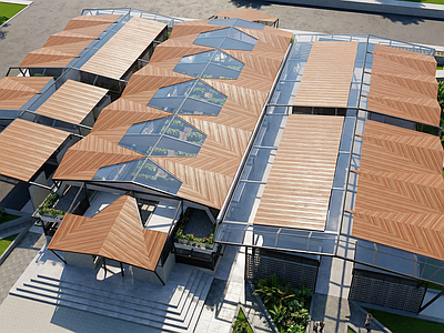 现代主义农贸市场 农贸市场